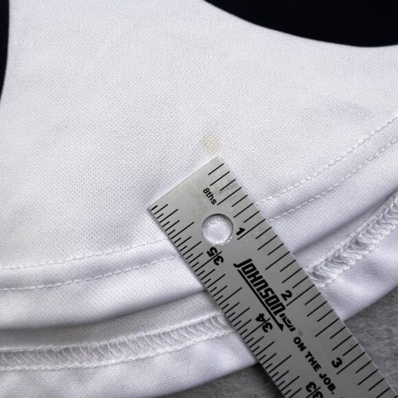 Black Pyramid Shirt Men’s M White Jersey Vampire Fangs Pop Art Graphic Tee - Picture 9 of 11